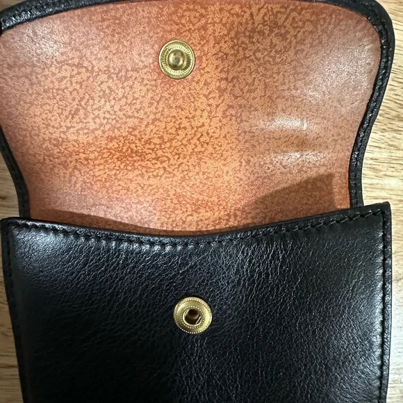 Dooney & Bourke Black Leather Compact Wallet - Picture 9 of 9